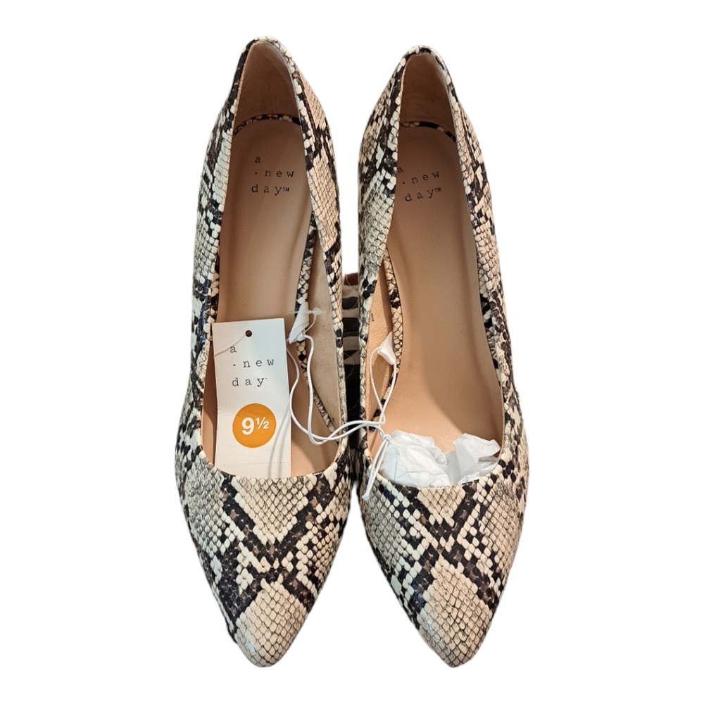 A New Day Gemma Stiletto Heels, Grey Snake Print, 8.5, 9.5, 10, 11 - Picture 6 of 8
